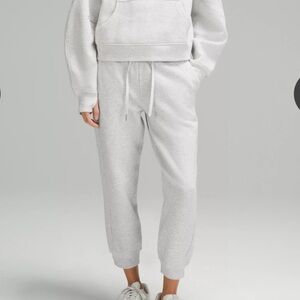 Lululemon Scuba Jogger Pants Light Grey 8